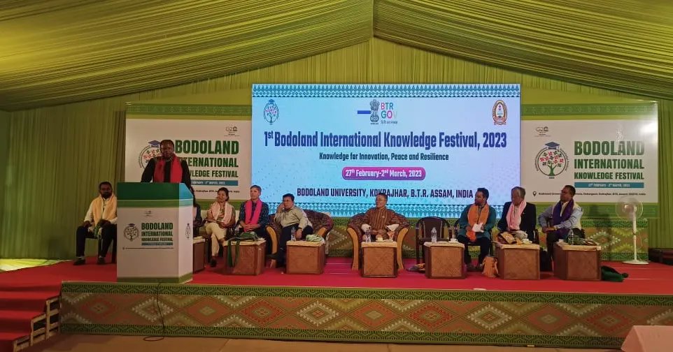 iamwilsonhasda's tweet image. Attended a seminar on - "Peace Building" with Hon'ble CEM Pramod Boro Ji at Bodoland International Knowledge Festival 2023 in Kokrajhar. 

Consul General, Royal Bhutanese Consulate General, Guwahati, His Excellency Shri Jigme Thinlye Namgyal Ji; ...1/2

#BIKF