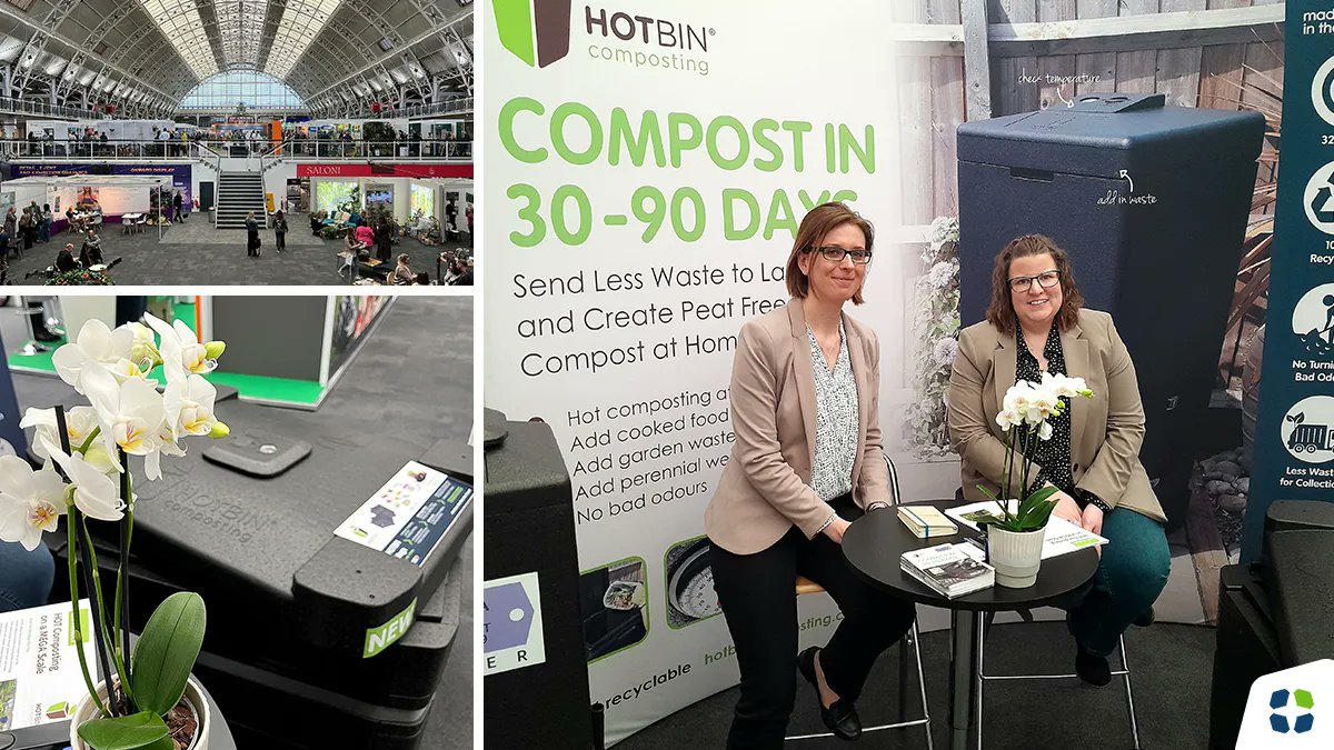 To promote the new HOTBIN Mega compost bin, this month the EFP team exhibited at the @GardenPresEvent in London. Strictly for press and media, the event offers an opportunity to network with a range of people in the horticultural industry just in time for the new growing season.