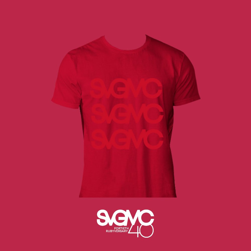 Today is the last day to purchase <a href="/svgmc/">svgmc</a>’s limited edition 𝟰𝟬𝗧𝗛 𝗥𝗨𝗕𝗩𝗘𝗥𝗦𝗔𝗥𝗬 𝗦𝗘𝗔𝗦𝗢𝗡 T-shirt! Visit customink.com/fundraising/ru… to support the fundraiser! P.S. There is also a long sleeve option.