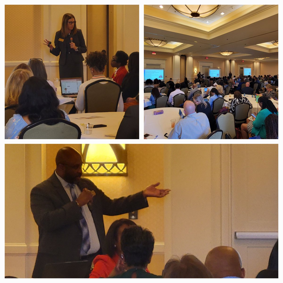 Frederick &amp; Shelly provided in depth support to newly identified schools on the continuous improvement process. #ILC2023 <a href="/GaDOESDI/">GaDOE School Improvement</a>