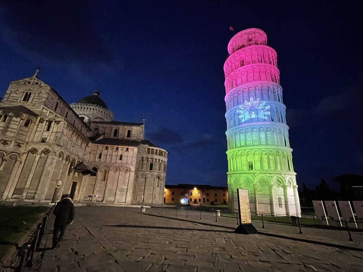 ern_reconnet's tweet photo. We did it again!

@ern_reconnet  lights up the Leaning Tower of Pisa on #RareDiseaseDay 2023 to raise #awareness and generate change for the 300 million people worldwide living with a #raredisease, their families and carers.

ERN ReCONNET. More than a Network.

@rarediseaseday https://t.co/D7LqgbisX5