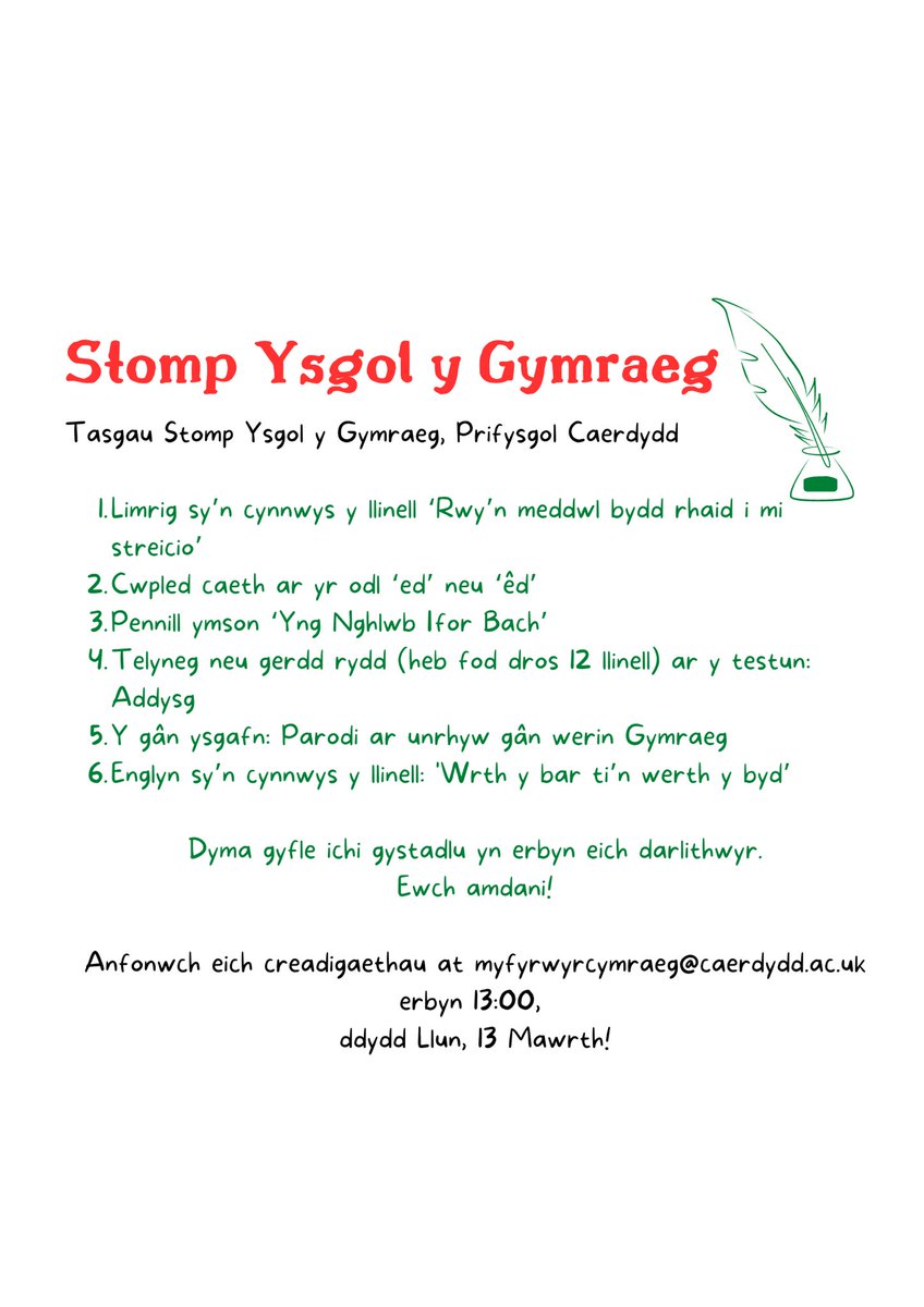 iolo_pc's tweet photo. Mae’r stomp yn ôl! Dewch yn llu✨ #cymraegcaerdydd @ysgolygymraeg https://t.co/YJsgvOF1lw