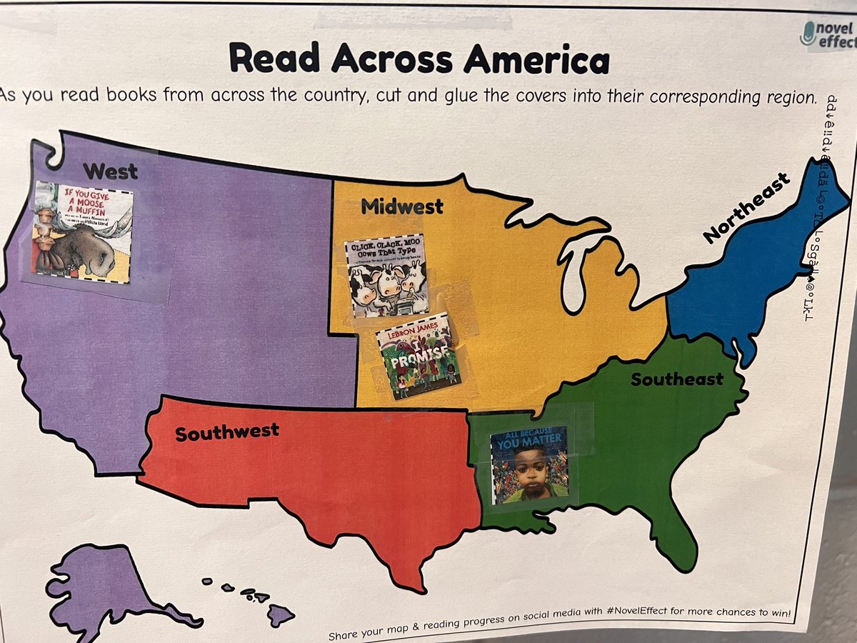 #ReadAcrossAmerica2023 is off to a great start @PFES we are leaving our book stamps across the nation #noveleffect challenge
