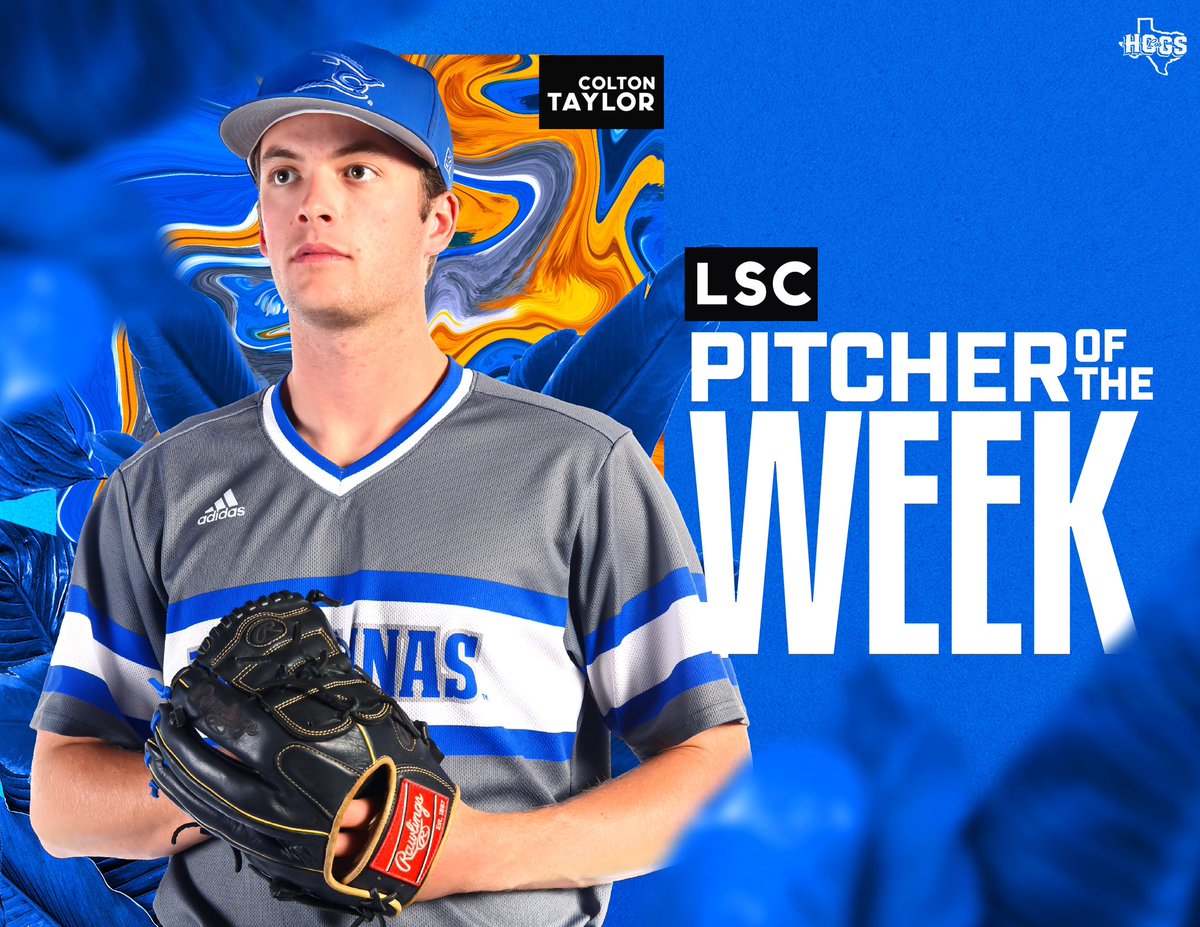 After allowing two hits across nine scoreless frames, <a href="/coltontaylor37/">Colton</a> has been named Lone Star Conference Pitcher of the Week! 

#BackThePack x #LosHogs 🐗