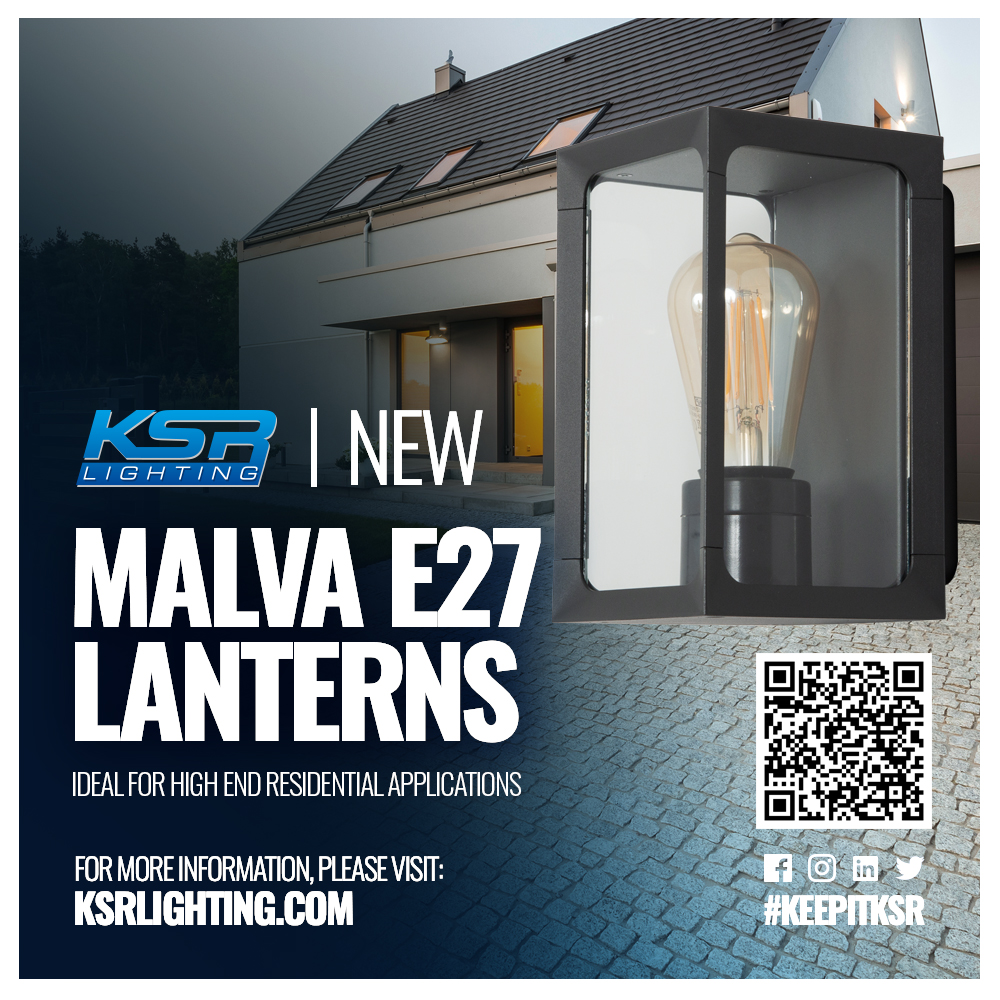 KSRLighting: Introducing our Malva Wall Lantern, to further increase our domestic garden lighting offering.

#keepitKSR #electrician #electricianlife #contractor #sparkylife #lighting #lightingdesign #projects #projectlighting #interiordesigner #architec…