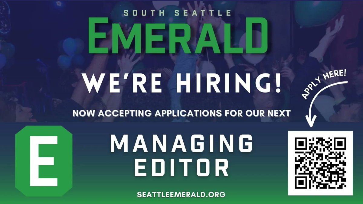 📢The South Seattle Emerald is seeking its first full-time Managing Editor to lead the publication in its unique, groundbreaking vision of restorative, community-centered journalism. 📰

Learn more and apply on our website: soseaem.org/3I59bds
#Seattle #Jobs