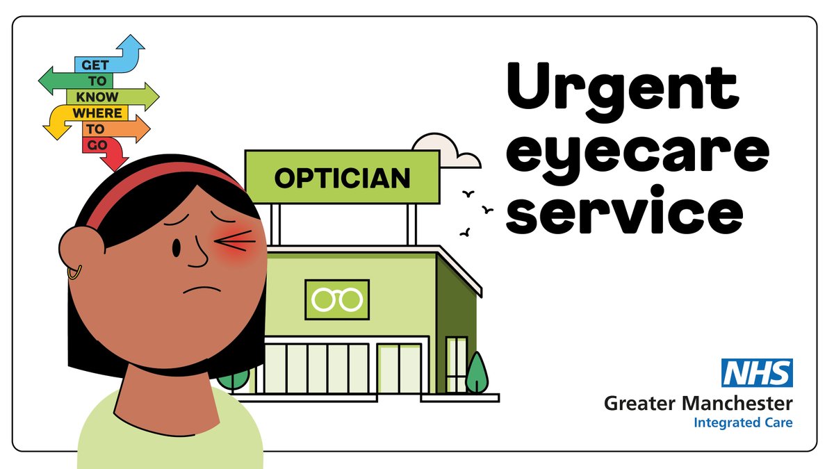 ManchesterICP's tweet photo. If you have eye problems like pain, flashes, or sudden vision or sight changes, visit your #optician ποΈ
If you need urgent help and your regular optician is closed, find more info here π https://t.co/ICdxck1qqP
#GetToKnowWhereToGo https://t.co/YHtP3fW9PT