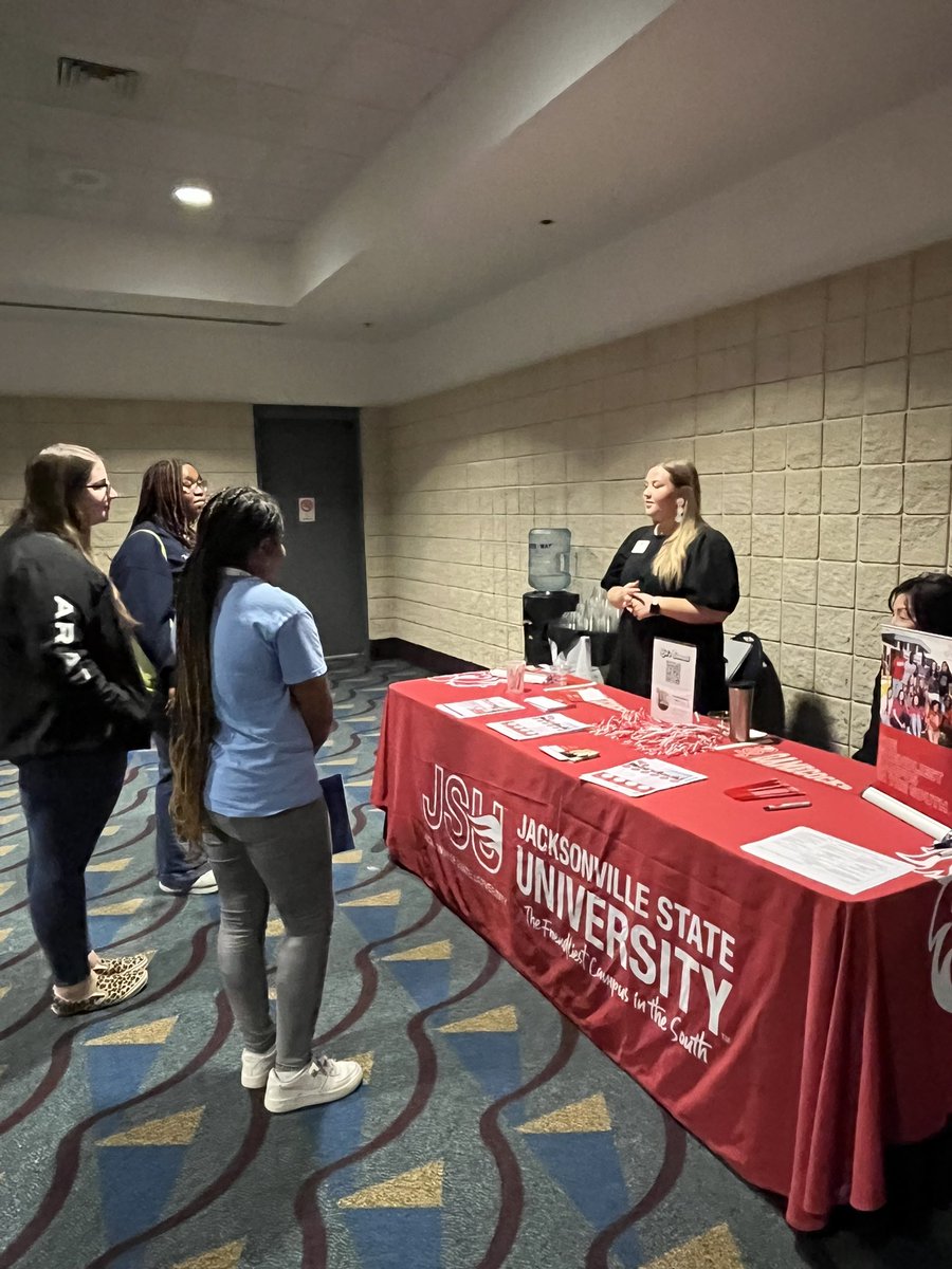 myAEA's tweet photo. Recruiters from @JSUNews, @UofSouthAlabama, and @UABEducation are in attendance talking to conference participants about their education programs. #FTAConference #GrowOurOwn https://t.co/guIV1mLcOo