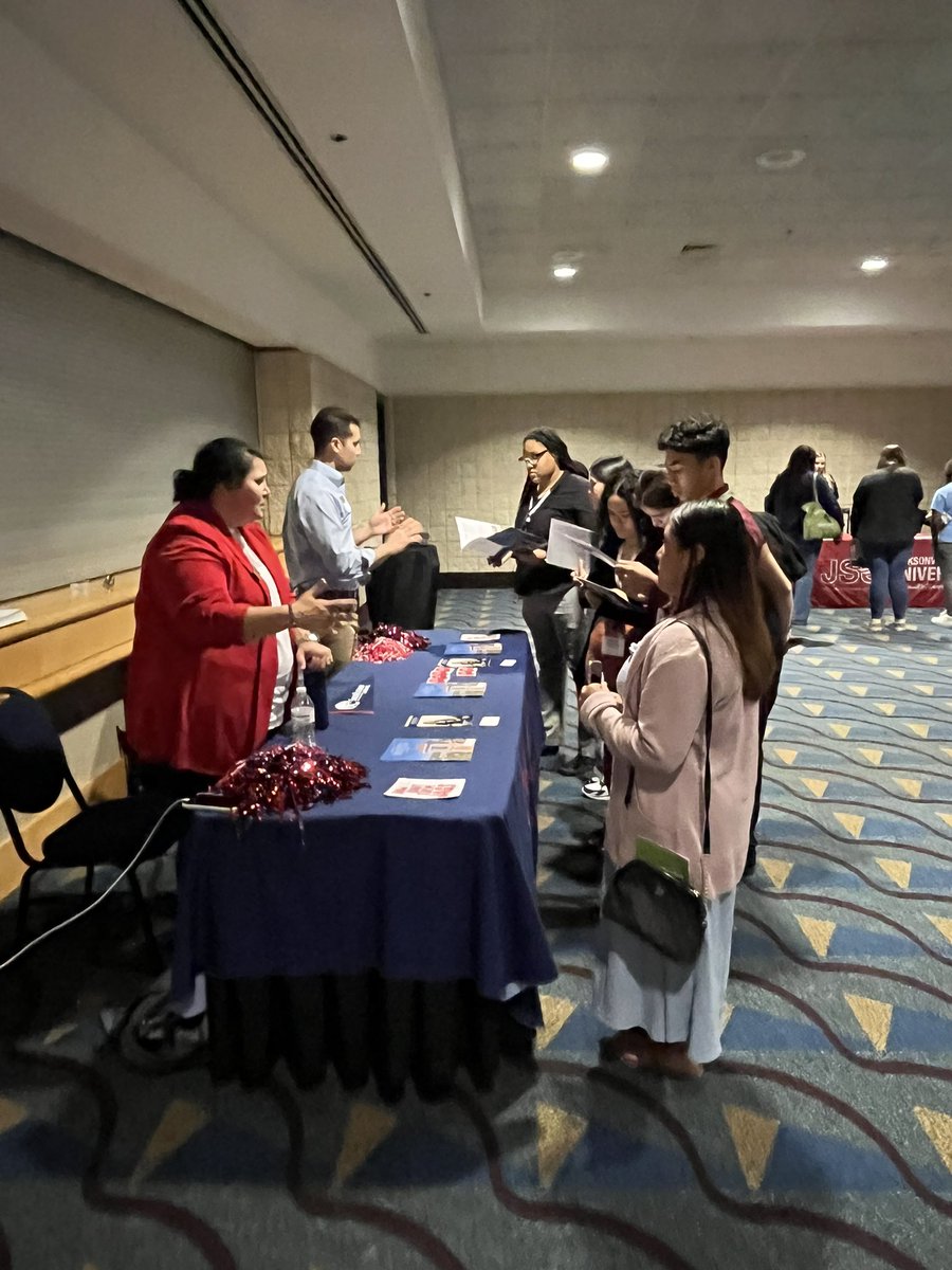 myAEA's tweet photo. Recruiters from @JSUNews, @UofSouthAlabama, and @UABEducation are in attendance talking to conference participants about their education programs. #FTAConference #GrowOurOwn https://t.co/guIV1mLcOo