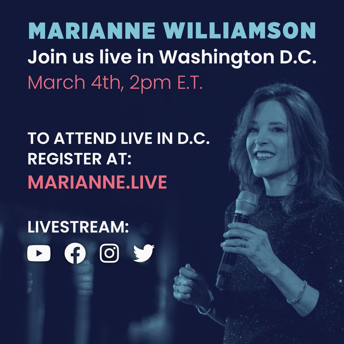 Coming Saturday, live or online…