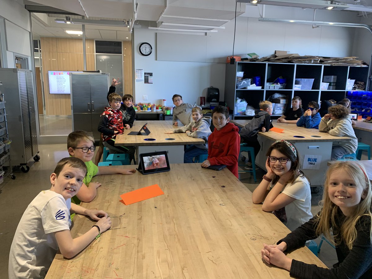 4th graders present their severe weather prototypes to each other during Innovation time.  Students chose a type of severe weather and then designed a structure to withstand the natural forces.  #StVrainStorm