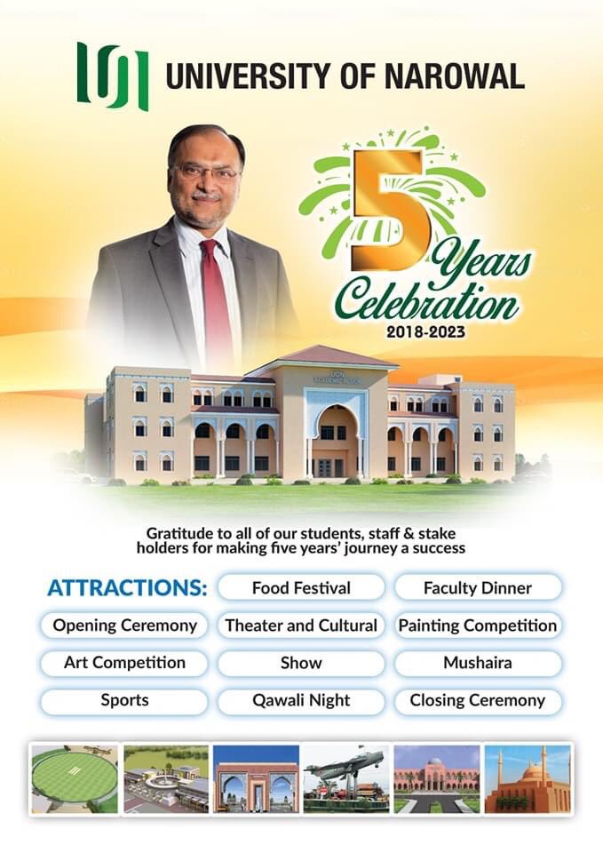 UONoffical's tweet photo. Let's ready for grand celebrations..6th March to 8th March 2023
@betterpakistan @uon_vc https://t.co/oItdN4GoKB
