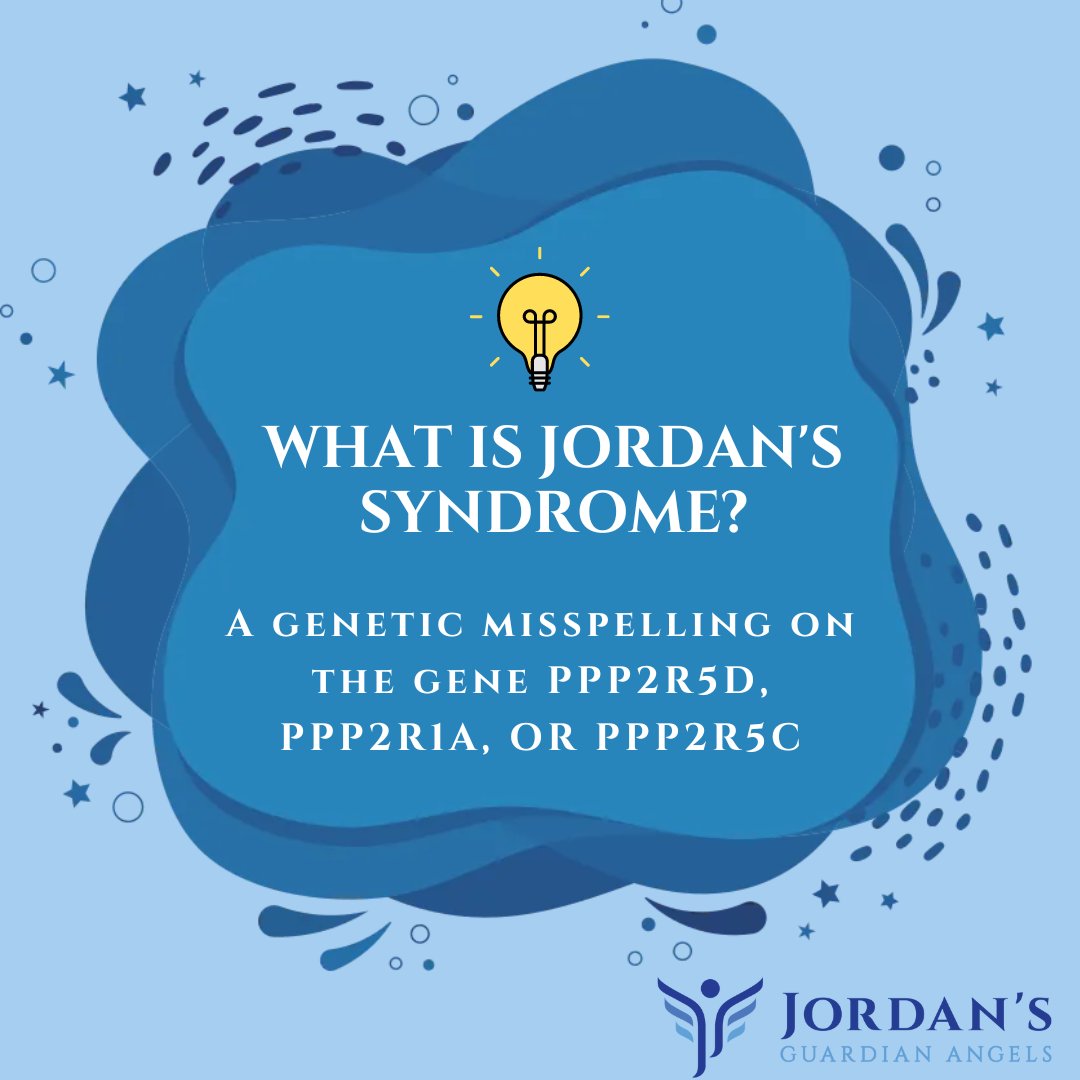 RareRevolutionM's tweet image. &quot;Jordan’s Syndrome is a #NeurodevelopmentalDisorder on the genes #PPP2R5D, #PPP2R5C and #PPP2R1A, which is characterized by mild to profound #NeurodevelopmentalDelay.&quot;
#RareDiseaseDay #GeneChat #RDD2023 #JordansSyndrome @JordansGAngels