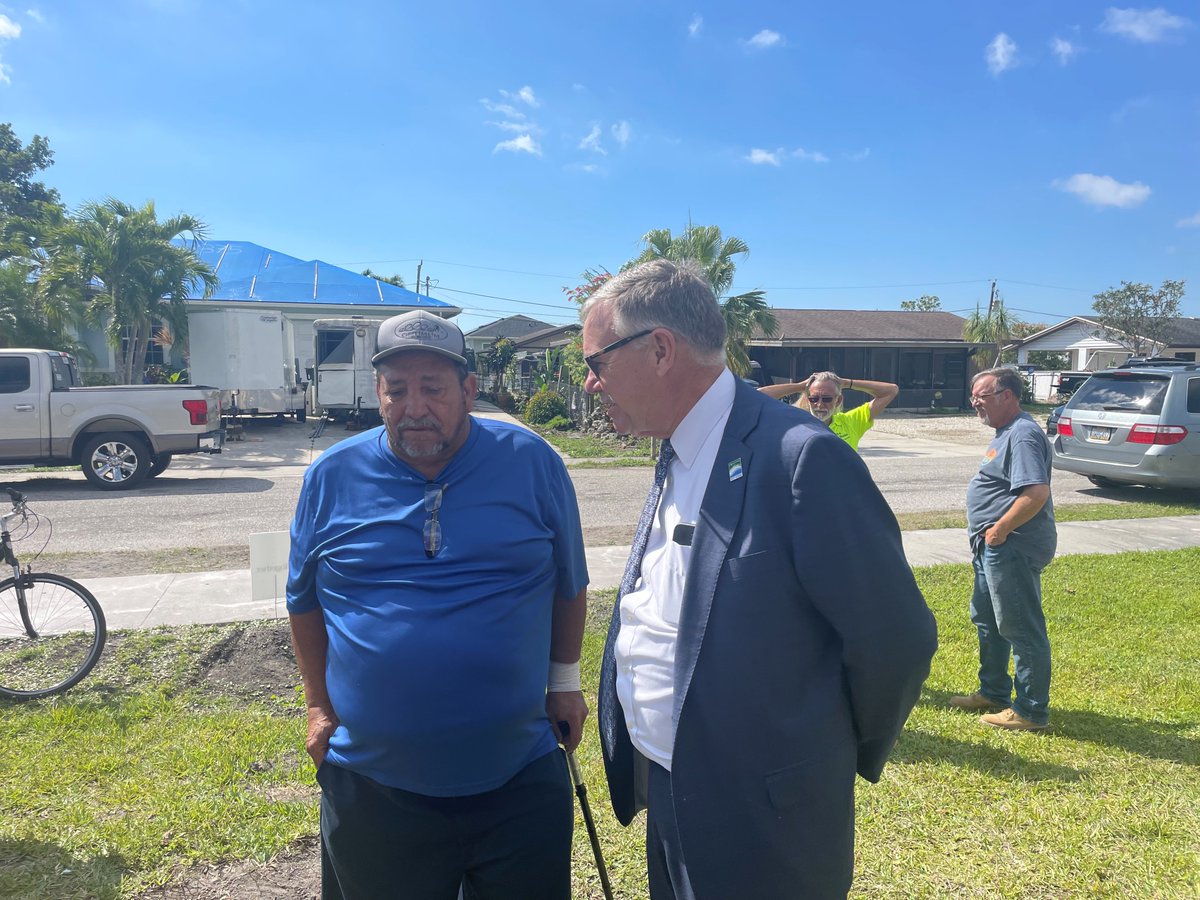 RT_GFL's tweet photo. During a news conference today, Rebuilding Together Tampa Bay along with Fort Myers Mayor Kevin Anderson, Rep. Jenna Persons-Mulicka, The Home Depot Foundation, and TD Bank announced $300,000 in additional money to help Fort Myers homeowners recover from Hurricane Ian https://t.co/jZog9iUrmM