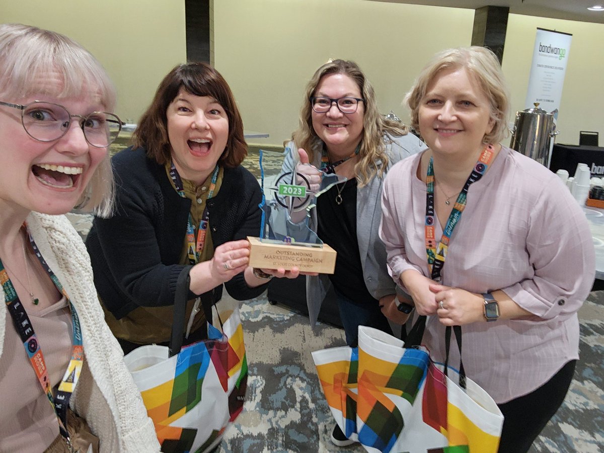 HistoryHailey's tweet image. The Depot won the #ExploreMinnesota tourism conference award for outstanding marketing campaign!!!