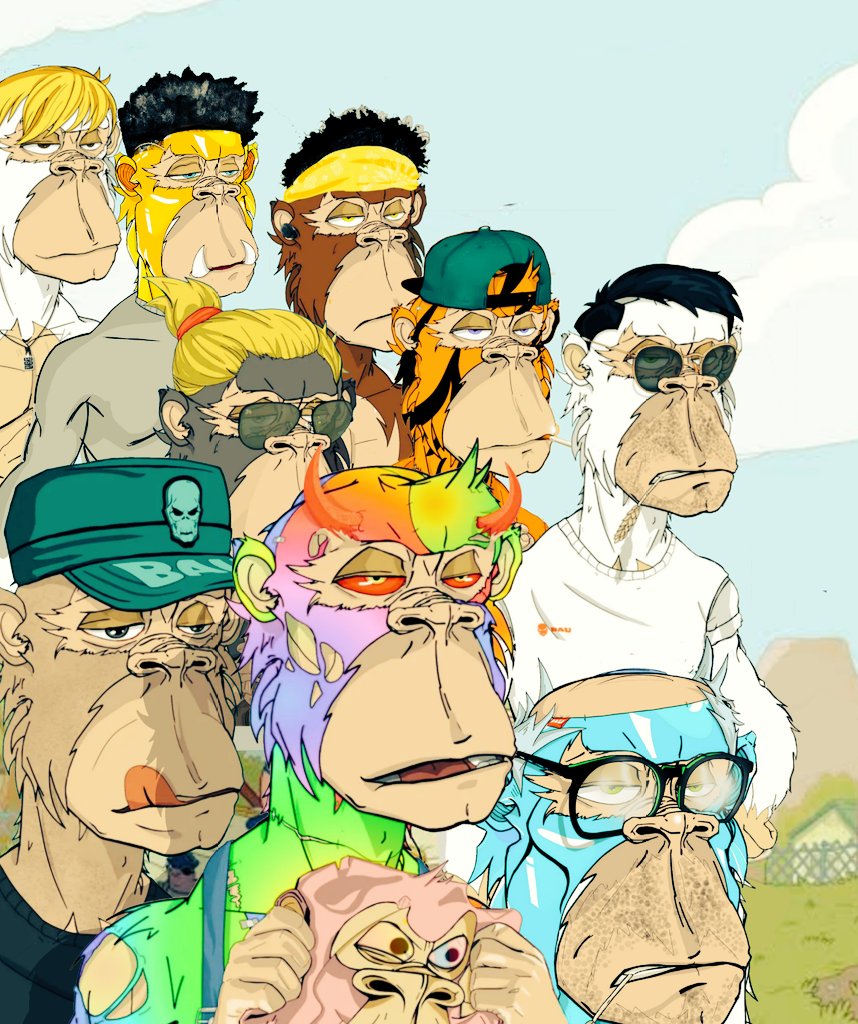 badapeunit's tweet photo. #BAU Class Photo.
Some revealed apes 🦍🦧🐒

#NFT #NFTCommunity
Reveal more👇🏻
1st mint 5 $matic : https://t.co/7GKDEewc0v

🟣Review/Mint

#NFTs #poweredbyPolygon #NFTcollections #nftcollecter #NFTartists #WINNER #NFTCommunity  #MintingNow #nftart #PolygonNFTs #OnPolygon https://t.co/eGgx4POsWk