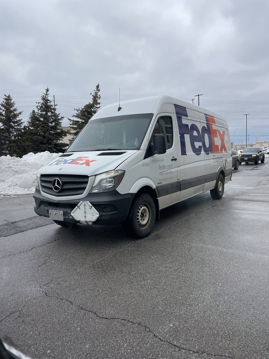 . <a href="/FedEx/">FedEx</a> Really?  Starbucks drive through line blocking right lane and FedEx Van stops in the middle of oncoming traffic lane, I can’t pull out….  People can’t get through.  And there are a ton of parking spots all around.  Do better.
