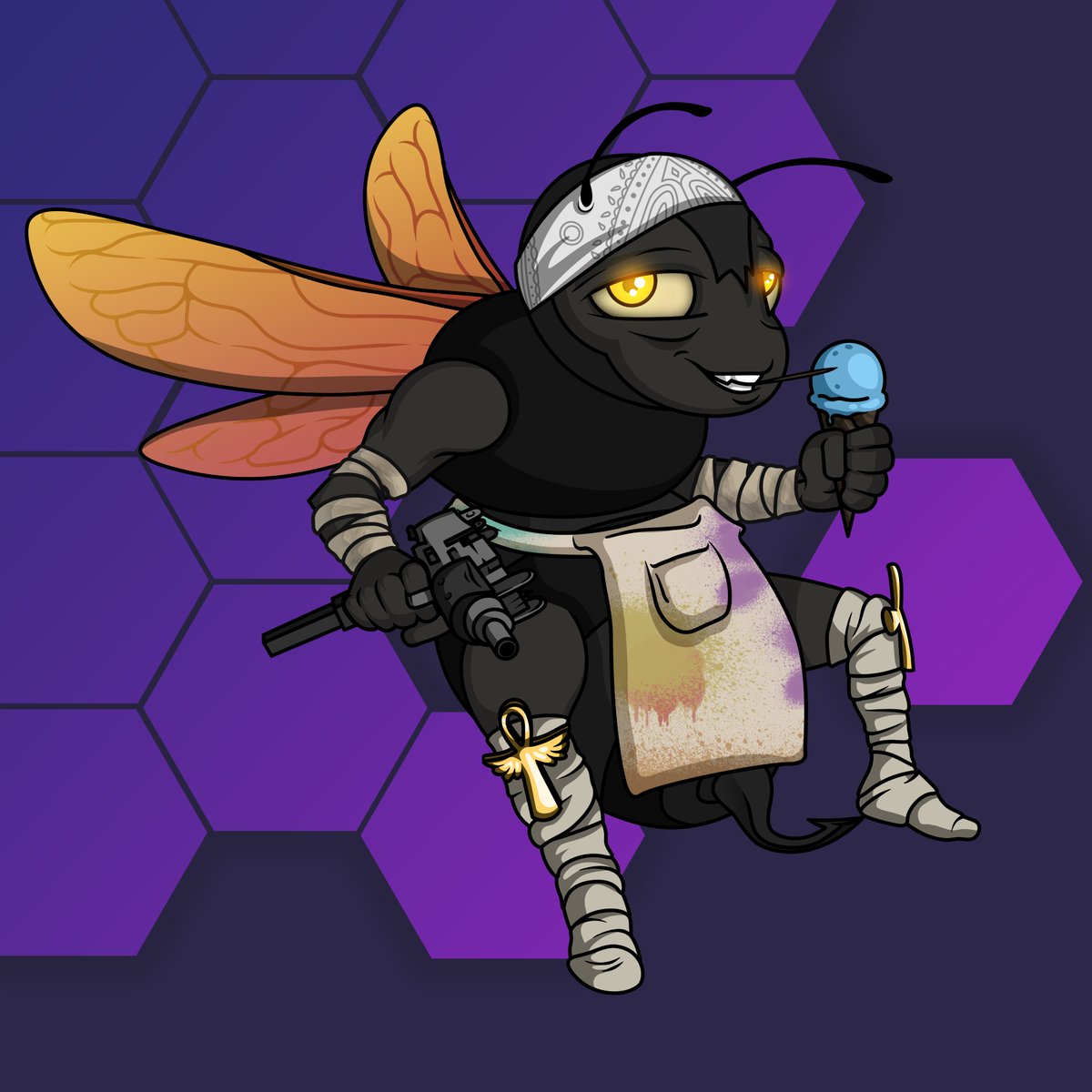 Did you know..🤔

Bee venom contains proteins that attack skin cells and the immune system, causing pain and swelling for typical cases. However, in large numbers, bee stings could kill a person.🙃

For the average human, 1,100 stings can already prove fatal.🐝🔥

#BeezHive