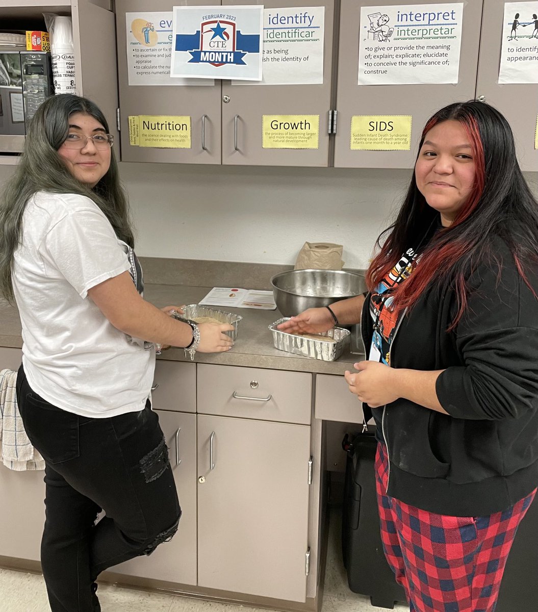 amccagg1's tweet image. First time baking bread! Yum! #PISDCTE
#PISDCTEMonth2023
#PISDCTEAllStars
#Futureteachrs
#Culinary
#bakeforgood
⁦@PISDCareerTech⁩