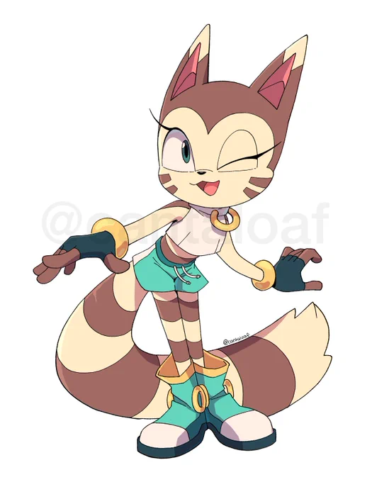 Sonic style Furret #Pokemon 