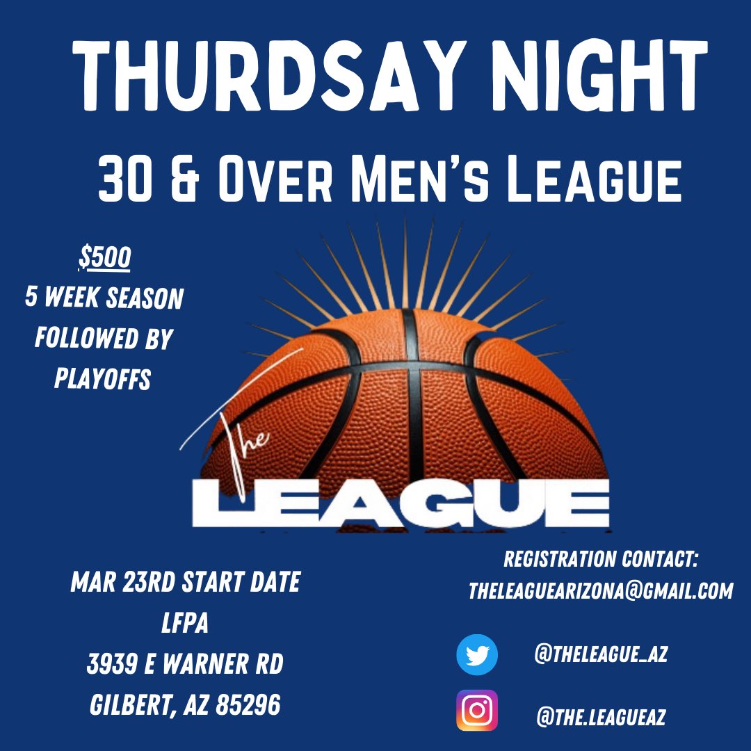 TheLeague_Az's tweet photo. Next League dates! Sign up today!! https://t.co/tw6Ih9jbne