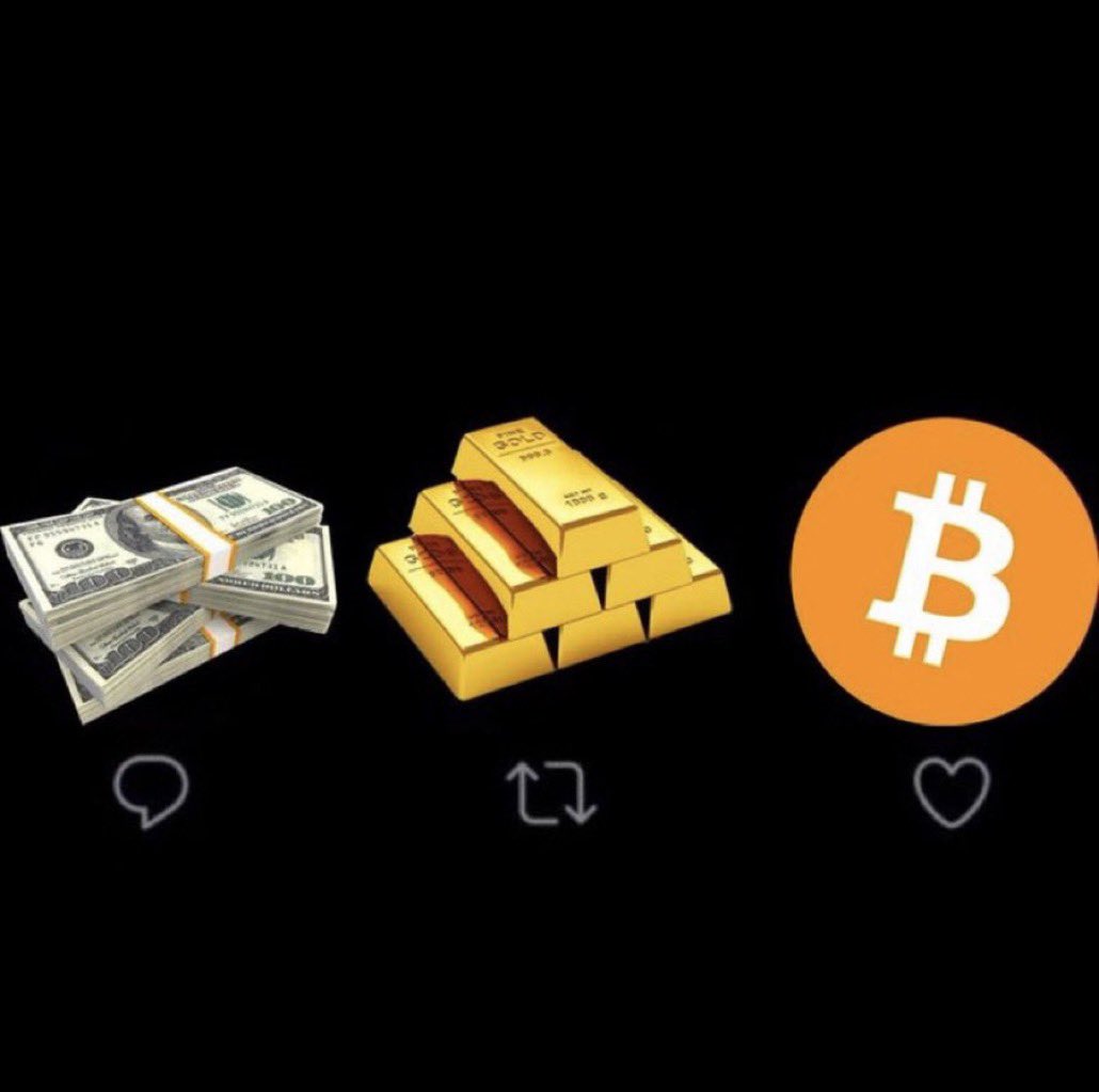 cryptobcncat's tweet photo. Tú cuál prefieres? 🙀

Fiat          Oro        #Bitcoin
👇🏻            👇🏻            👇🏻 https://t.co/IoTYLXy2qK