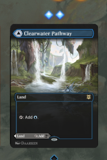ziggoto's tweet photo. @MTG_Arena Not sure if it's a bug, but it could be nice if I could favourite these kinds of lands too. I prefer the second theme (in the first image), but the game always uses the first one instead, and I have to manually switch them. https://t.co/E1iuwK1s6e