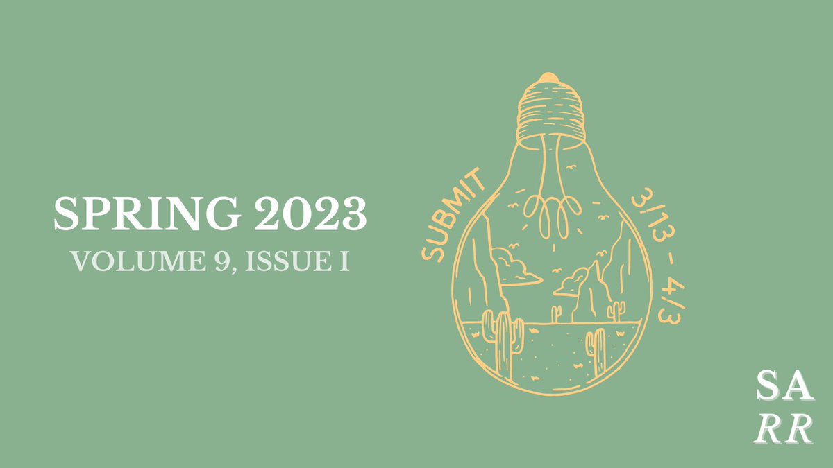 Get excited: submissions for our Spring 2023 issue open March 13th!