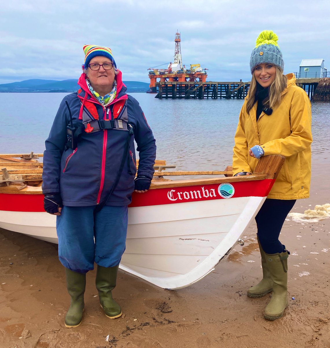 annemcalp's tweet image. My first filming trip of the year for #BBCLandward involved boats &amp;amp; rowing! 💪🏽 🚤 🌊
