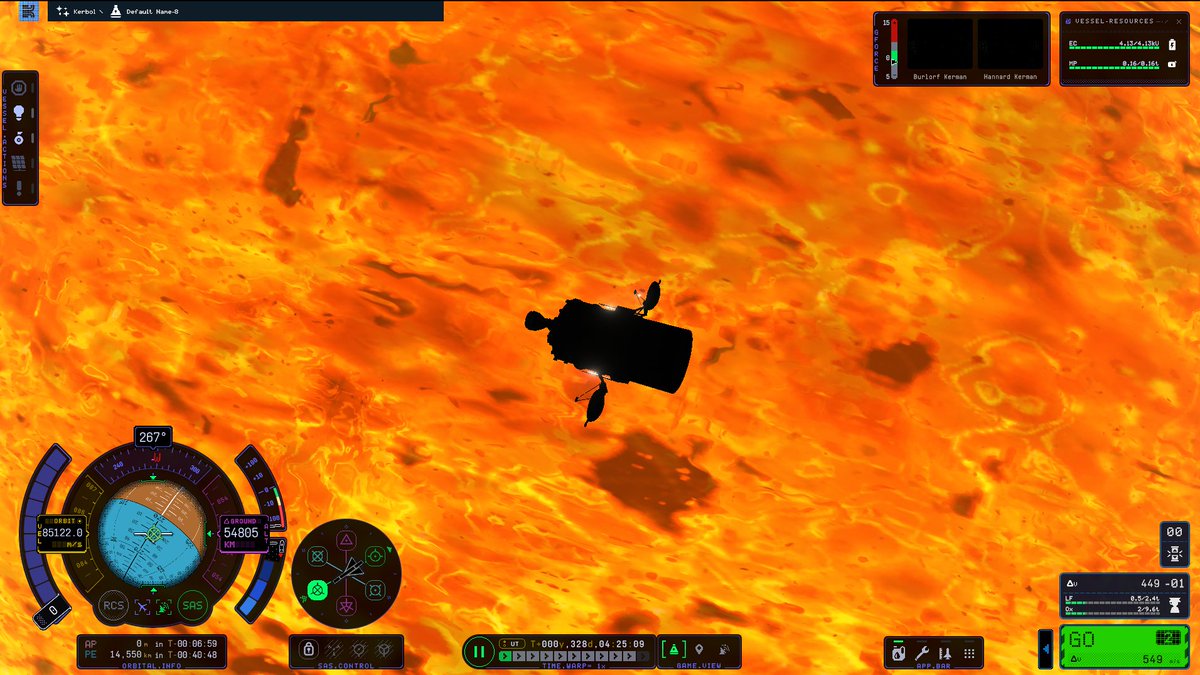 willetippin's tweet photo. Cutting it real close! #KSP2 https://t.co/8MNsvo3C5A