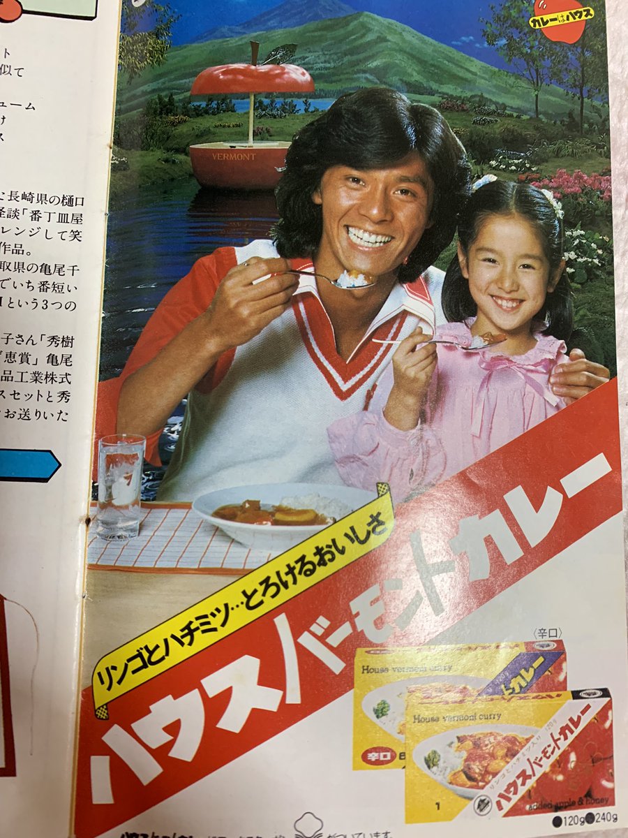 ☆ 西城秀樹さん？ カレー皿 非売品？ 懸賞品？ ☆