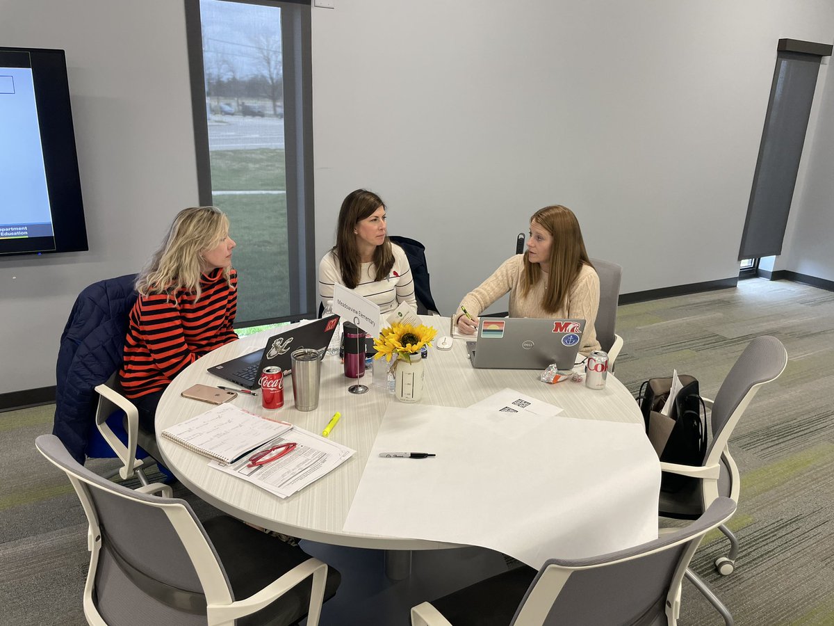 Teams collaborating today on PBIS best practices in Tier III <a href="/HamiltonCoESC/">HCESC</a>.  I appreciate our teams willingness to analyze current practices and make adjustments to change student and adult behavior. <a href="/state_support13/">State Support Team 13</a> <a href="/Milford_Schools/">Milford Schools</a>