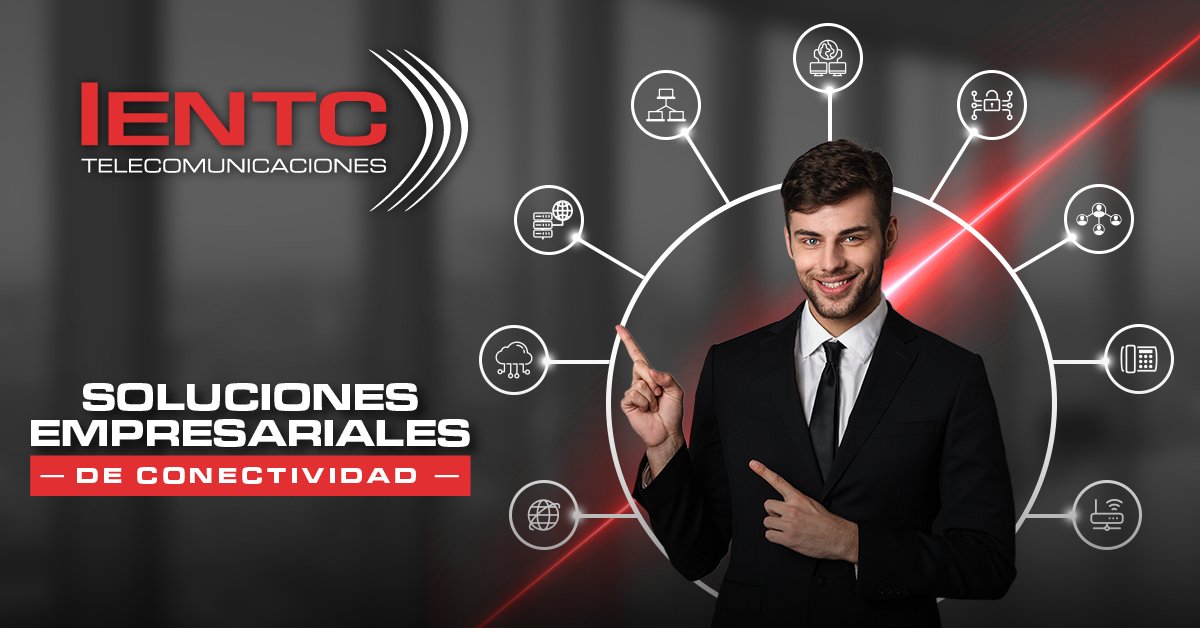 Somos especialistas en brindarte soluciones de conectividad para tu empresa. 👌🏽 ¡Cotiza ya con nosotros! 📲🌐

#IENTC #TuMejorConexión #Telecomunicaciones #SolucionesEmpresariales