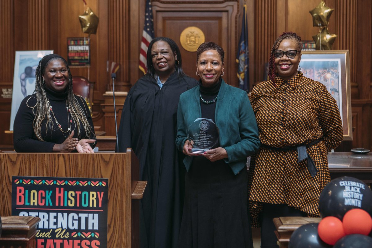 Today, I joined Queens County Supreme Court‘s #BlackHistoryMonth celebration to recognize the importance of our peoples’ resilience. Black History Month ends today, but it's imperative that we continue to speak truth to the critical role of Black history in our nation's fabric.