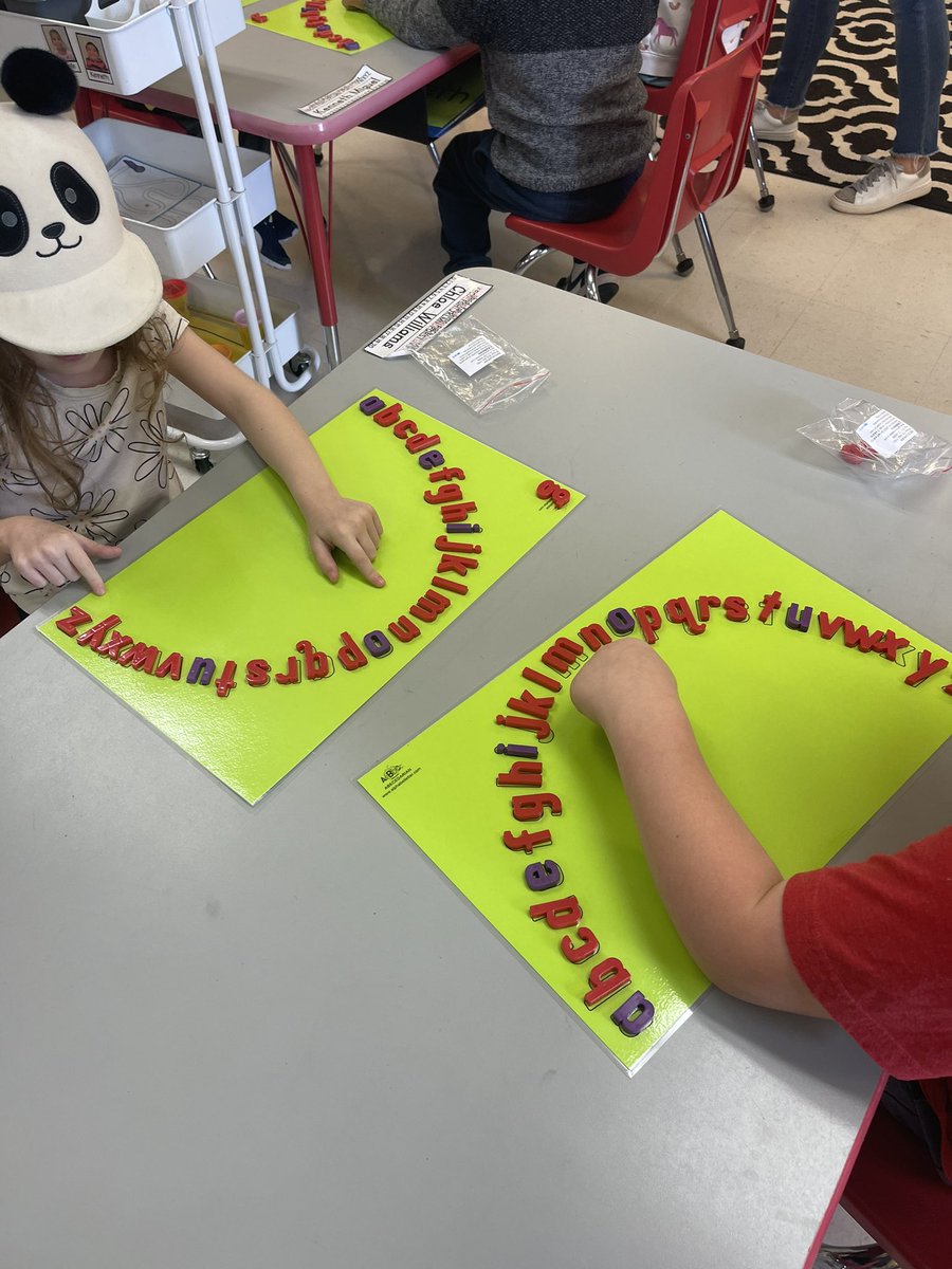 KristiL1979's tweet photo. Hillcrest ES Kinders had so much fun learning the rules of using the alphabet arc modeled by LRS Tiffany Dowling! @Alabama_Reading @DavidSpires5 @HughescChristie @TRDowling https://t.co/rhw4l7jYLI