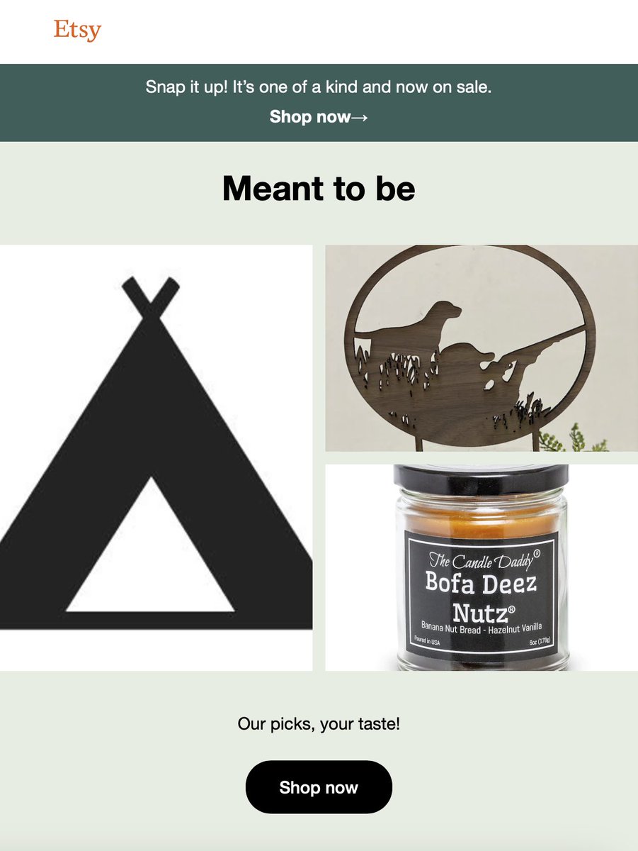 heykyeh's tweet photo. looks like the Etsy algorithm has really uh…..learned what I like https://t.co/1O0XeIGYzo