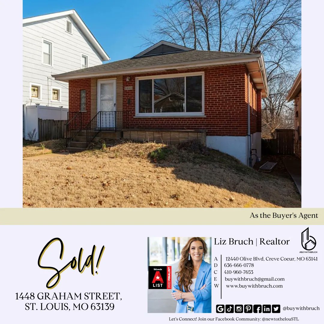 buywithbruch's tweet photo. Congrats to my first-time homeowner on the closing of this cute property! I can't wait to come visit for Dogtown Irish Festival! 😉 🍀 

#newhomeowner #bestclient #dogtown #sellingstlouis #stlouisrealtor #stlouisrealestate #sellingSTL #buywithbruch #sold #closed #congrats https://t.co/lyZgPuIisH