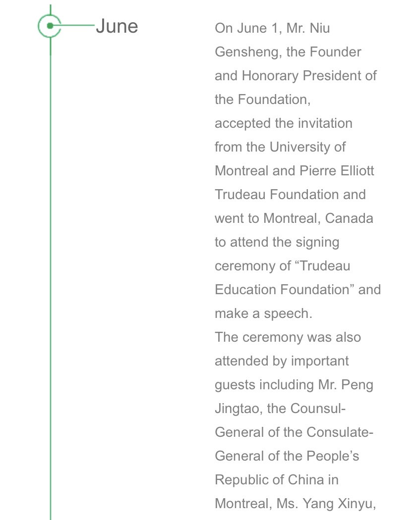 RealAndyLeeShow's tweet image. Guess what I found? Who was present at the donation signing when a million dollars was given by Niu Gensheng to the Pierre Elliott Trudeau Foundation?

The man who wrote the report on foreign election interference and found that our election wasn’t compromised.

Morris Rosenberg.