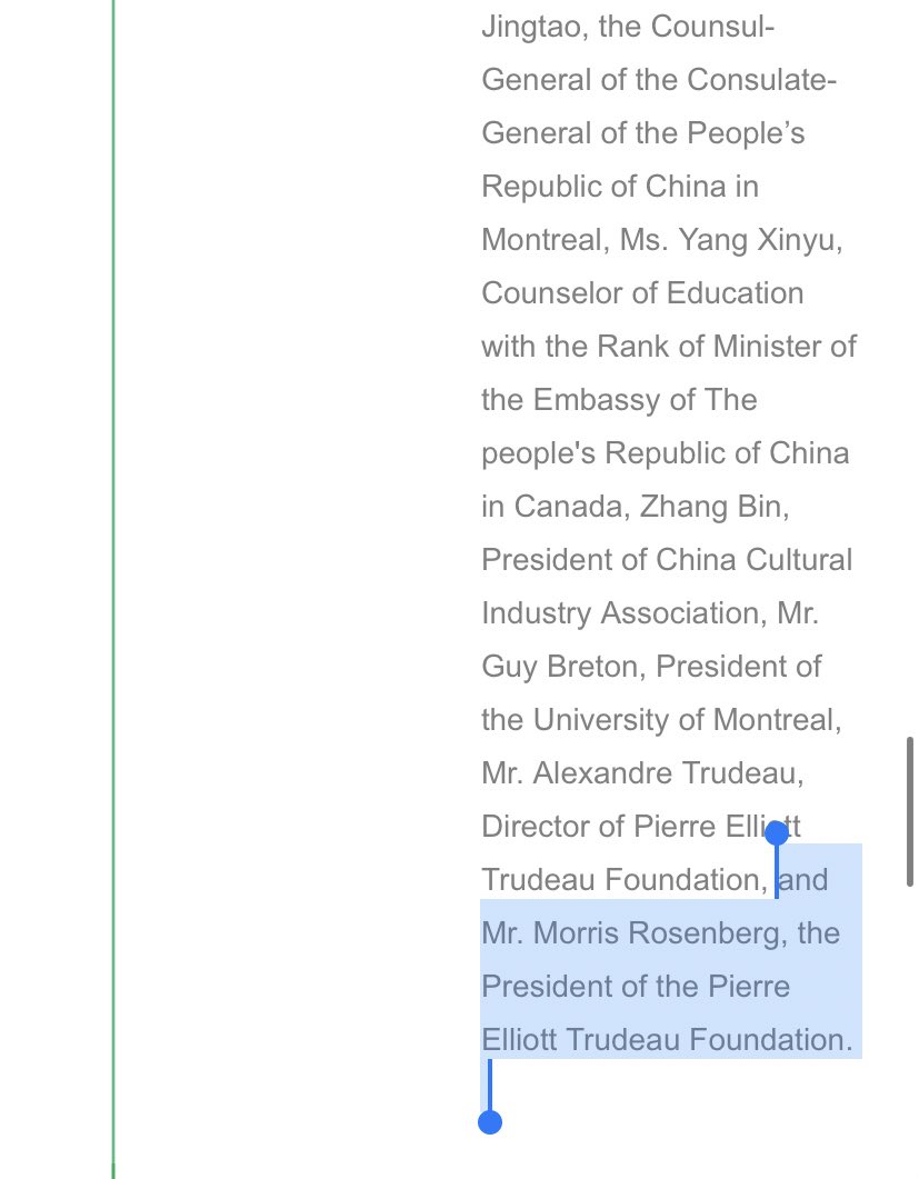 RealAndyLeeShow's tweet image. Guess what I found? Who was present at the donation signing when a million dollars was given by Niu Gensheng to the Pierre Elliott Trudeau Foundation?

The man who wrote the report on foreign election interference and found that our election wasn’t compromised.

Morris Rosenberg.