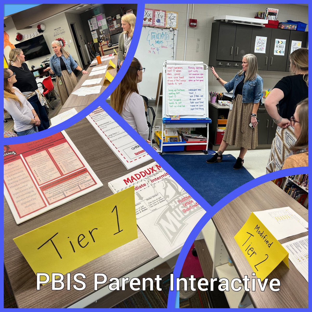 MadduxMustangs's tweet photo. Our parents are learning a lot about #madduxmatters during our interactive walk ‘n talk with ⁦@milliga2⁩ ⁦@itsajoy15⁩ tonight! ⁦@FHSchools⁩ https://t.co/GXr7BIQ91f