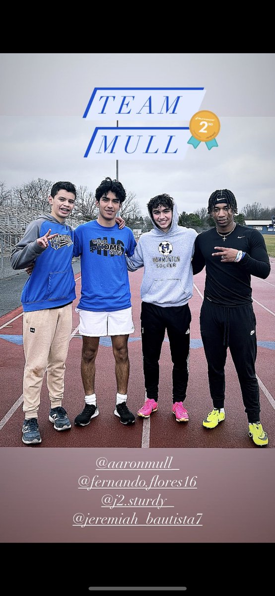 HammHSBoysTrack's tweet photo. We took our Record Breaking 4x400, split them apart & made them captains of 4 different teams consisting of sprinters and distance runners! Some chose wisely, others ran more than a 400…🙈 Moral of the story, the boys had fun and the smiles prove it! #BlueDevilsFamily https://t.co/qfmRNaCM2j