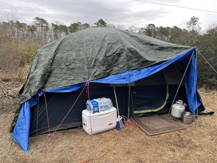CircleBackG1rl's tweet photo. @RepRaskin From a local homeless advocate's FB page "The senior camp is growing and propane for their heaters and gas for the generator is a critical need. Five new people joined the camp just last week." Let's Go Brandon! #JOEflation https://t.co/nJ68uV8V1P