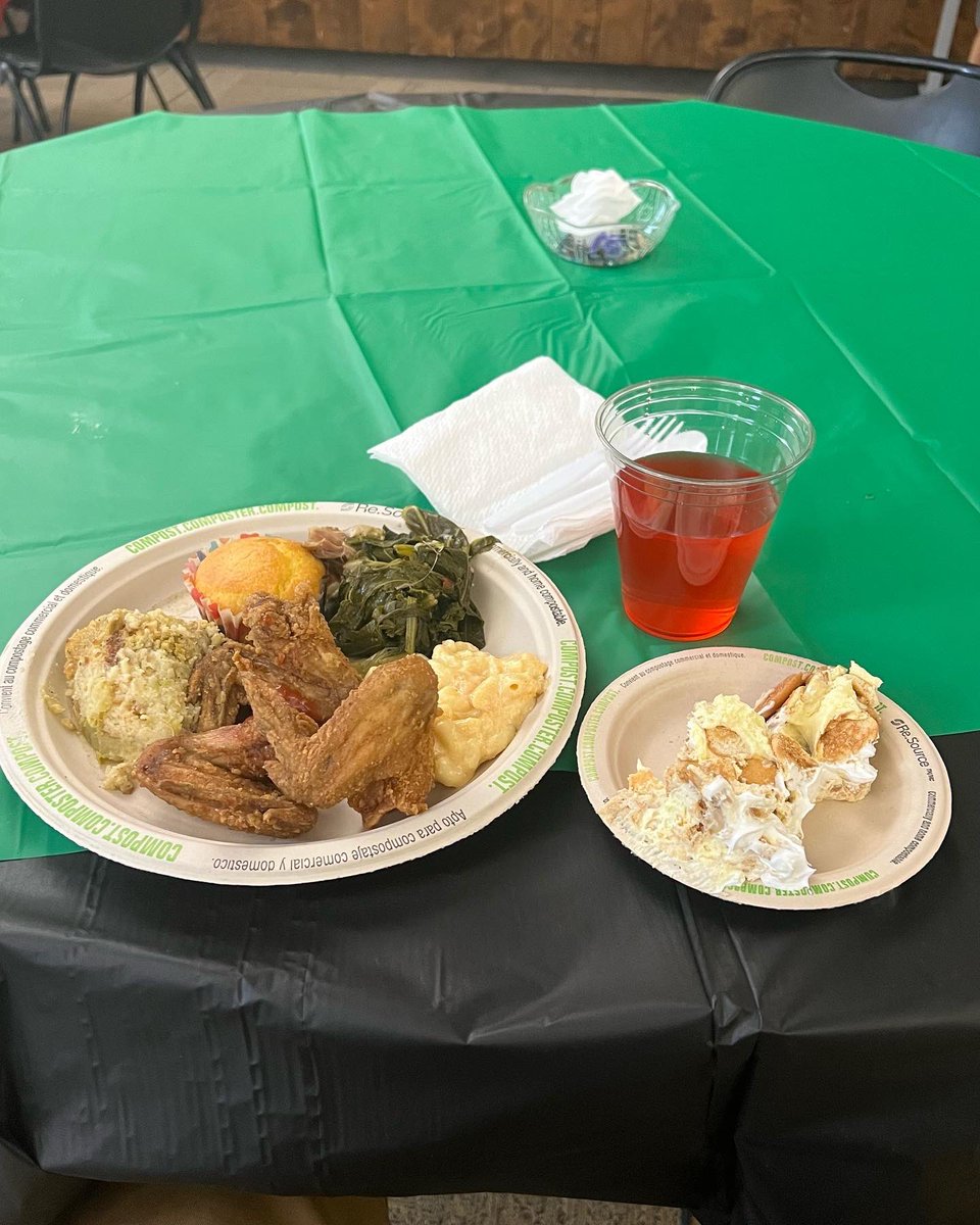 NeighborMKE's tweet photo. Following a great performance by our after-school program students, we concluded Black History Month with a wonderful feast hosted by our staff, volunteers, and families. Please check out our website to stay up to date on fun events like this, and much more!             #bhm https://t.co/EctGypqwNR