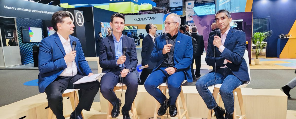 Great discussion on 'Scaling Open RAN for Communication Service Providers' at MWC 2023, Fira Gran Via in Barcelona with Juan Carlos Garcia (Telefonica) and Gilles Garcia (AMD), moderated by Abe Nejad from Network Media Group
 
#hybridmulticloud #5gtechnology #securenetworks