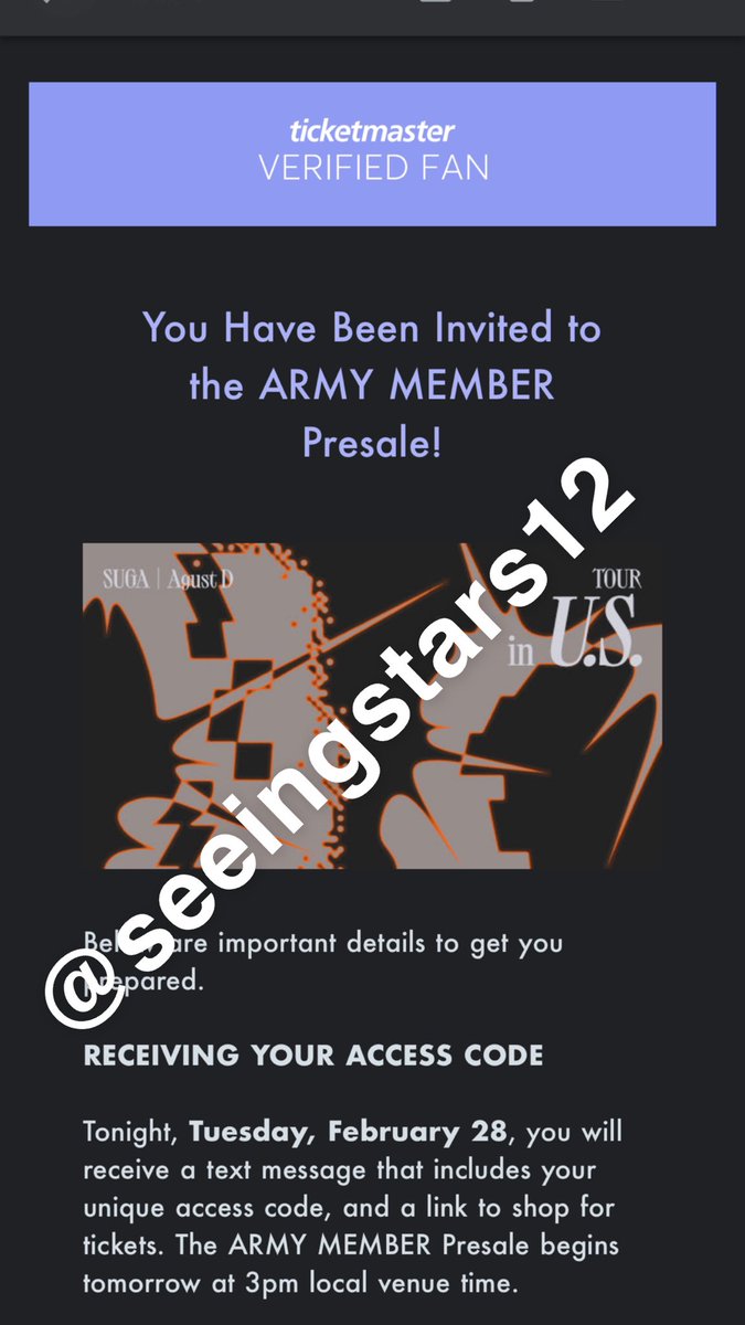 seeingstars12's tweet photo. I GOT IN !!!!!!!! https://t.co/yfd6pNcx3K