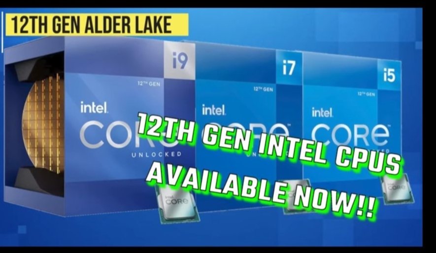 cyberpcs's tweet photo. #gaming #pcparts #intel new 12th gen CPUs for more improved gaming performance https://t.co/Av4QsnGrN8
