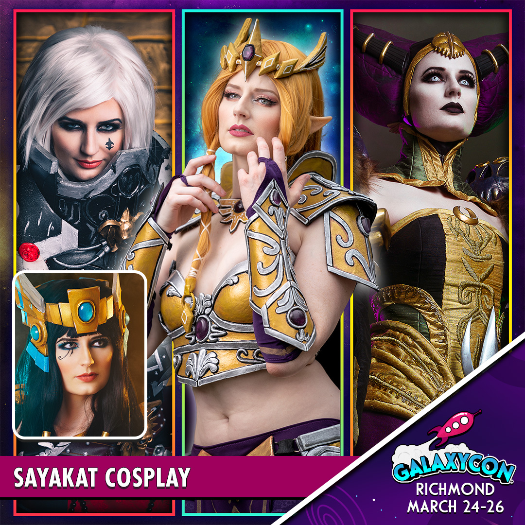 Professional cosplayer @sayakatcosplay  is coming to GalaxyCon Richmond! March 24-26, 2023 at the Greater Richmond Convention Center!
 
Find Out More: 
 
#GalaxyConLive #GalaxyCon #Richmond #GalaxyConRichmond #sayakat #cosplay #sayakatcosplay