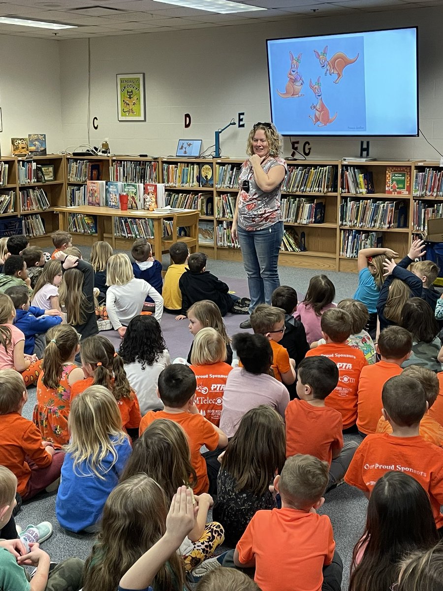 What an exciting day <a href="/KMElem/">KM Elementary School</a>! We were honored to host <a href="/StacyCBauer1/">Stacy C. Bauer: author, mom, teacher</a> as our guest author to culminate I Love To Read Month. She taught us the importance of not giving up, shared her passion for books, and the writing process. Thank you, Stacy!