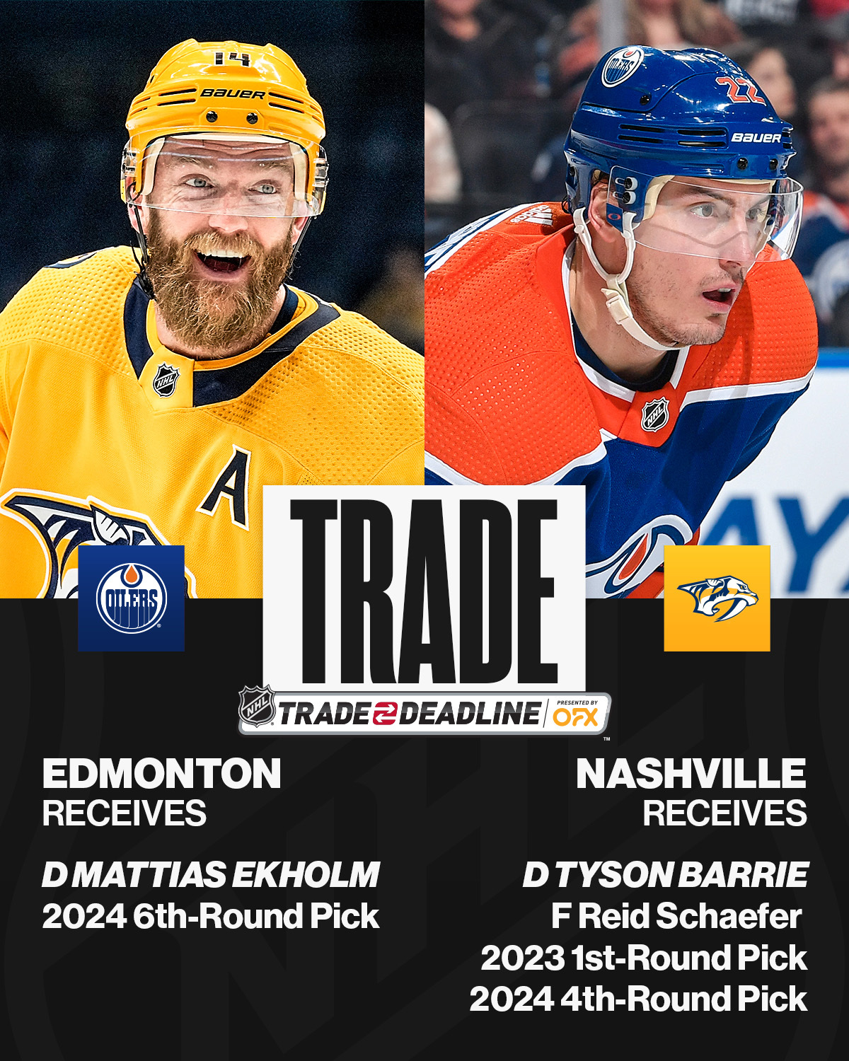 Edmonton Oilers - Nashville Predators 