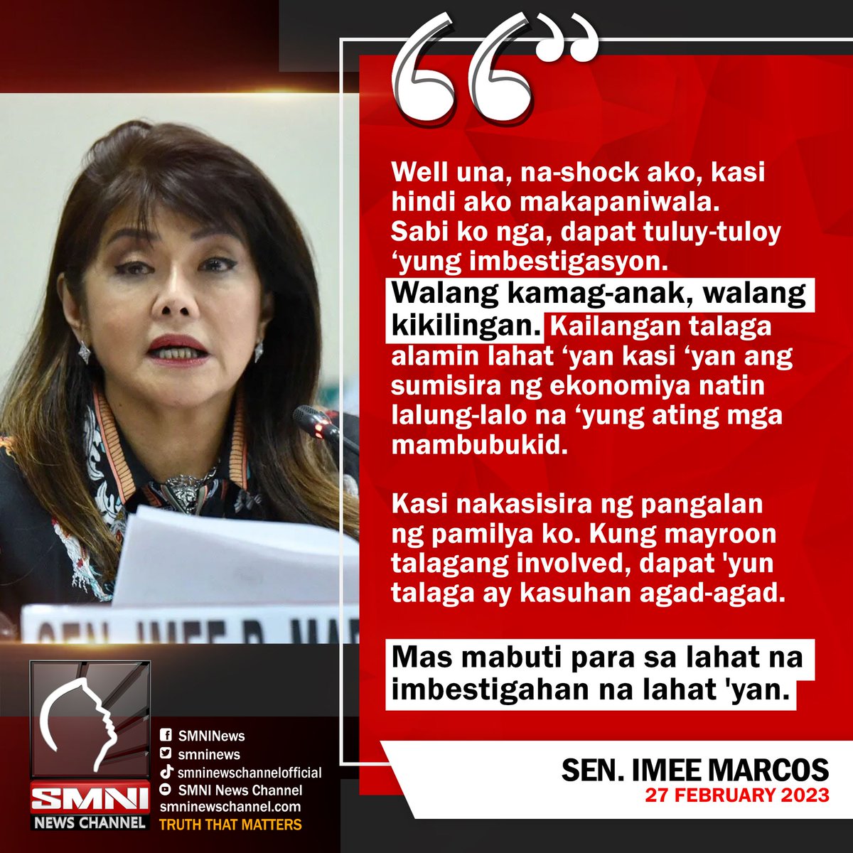 Moniqu3n's tweet photo. Tama yan. Minsan kasi mga kadugo or kamag anak pa ang hihila sa yo pababa tulad ng ibang kamag anak kong kupal 😂

Tama lang paimbestigahan yan. Sila pa sisira sa pangalan ng ating mahal na pangulo damay pa ang buong bansa sa katarantaduhan nila. https://t.co/qbuUiWLaHq